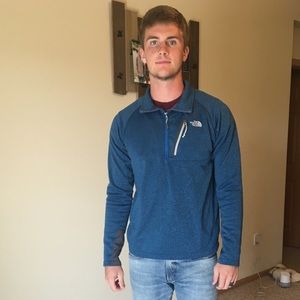 North Face quarter zip sweatshirt jacket